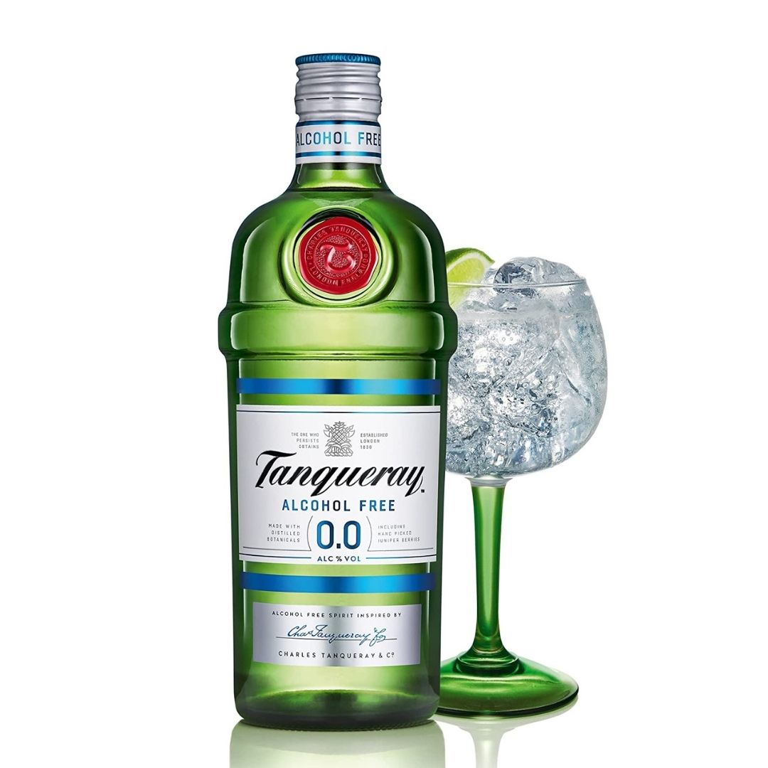 with – Chiller 0% The Tanqueray Zero Alcohol-Free Gin Alcohol
