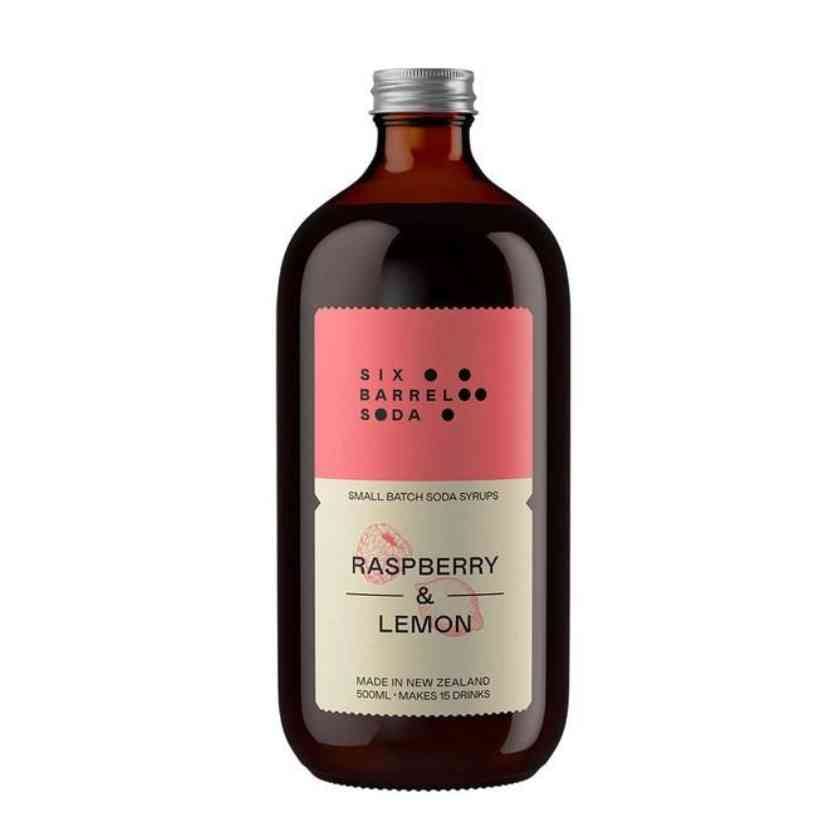 Six Barrel Soda Raspberry & Lemon Soda Syrup for The Chiller's ...